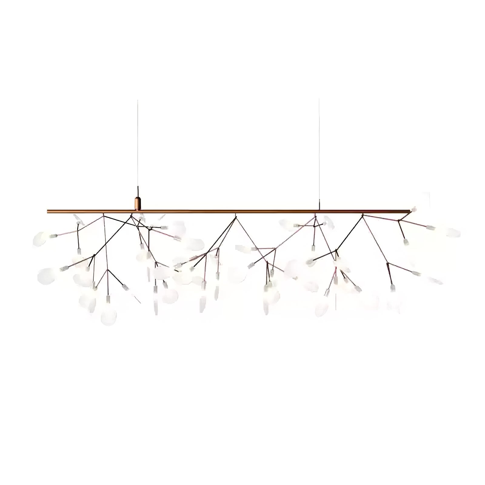 Rose Gold Firefly LED Chandelier - Blowlighting