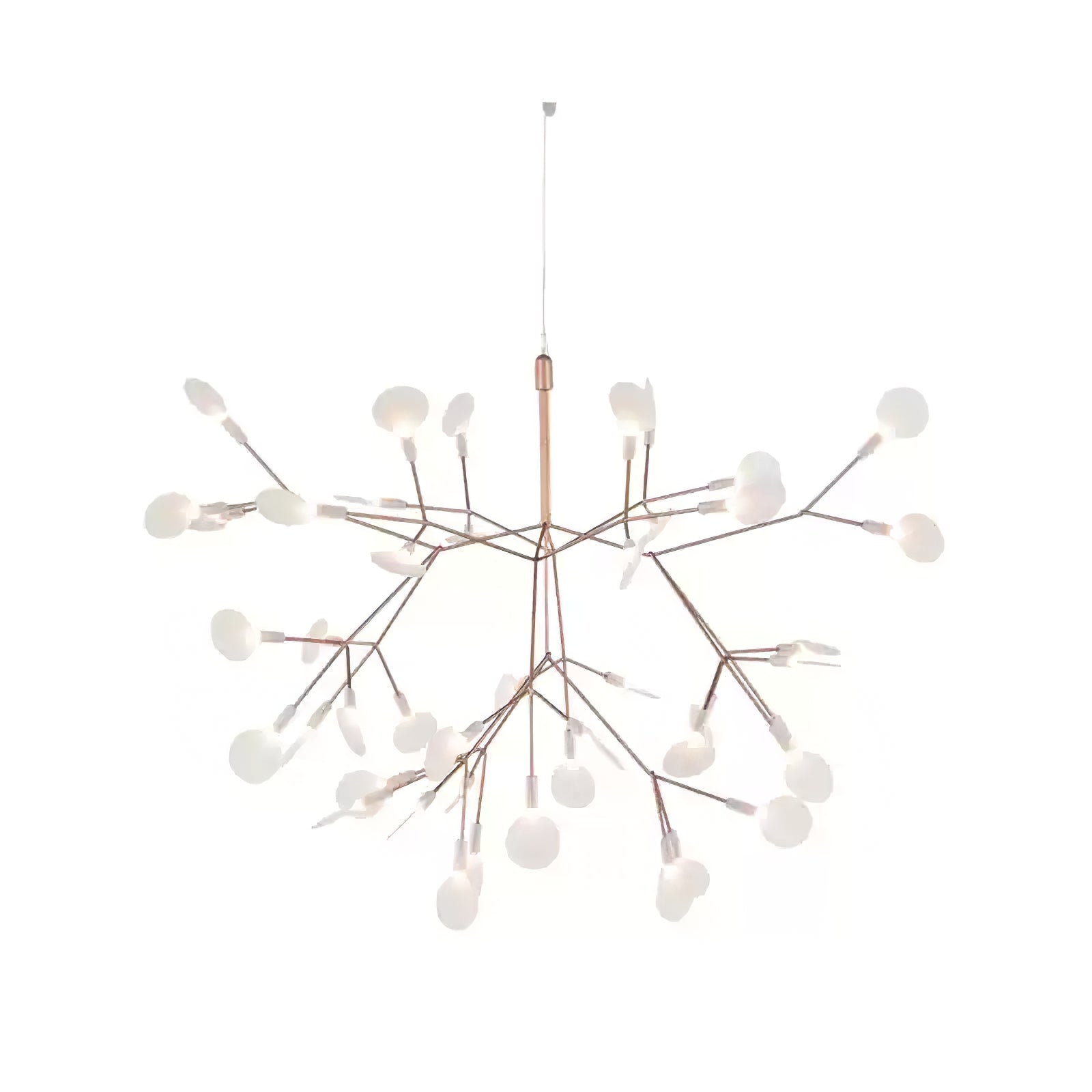Rose Gold Firefly LED Chandelier - Blowlighting