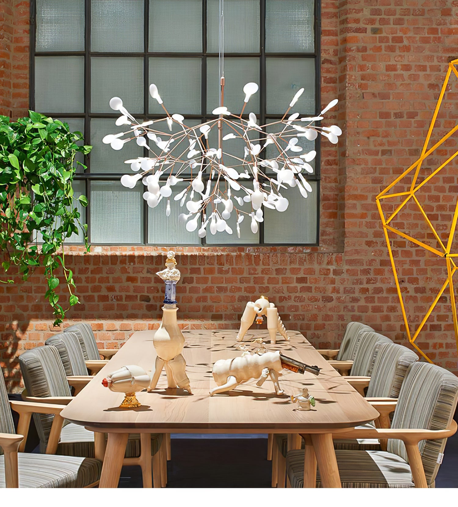 Rose Gold Firefly LED Chandelier - Blowlighting