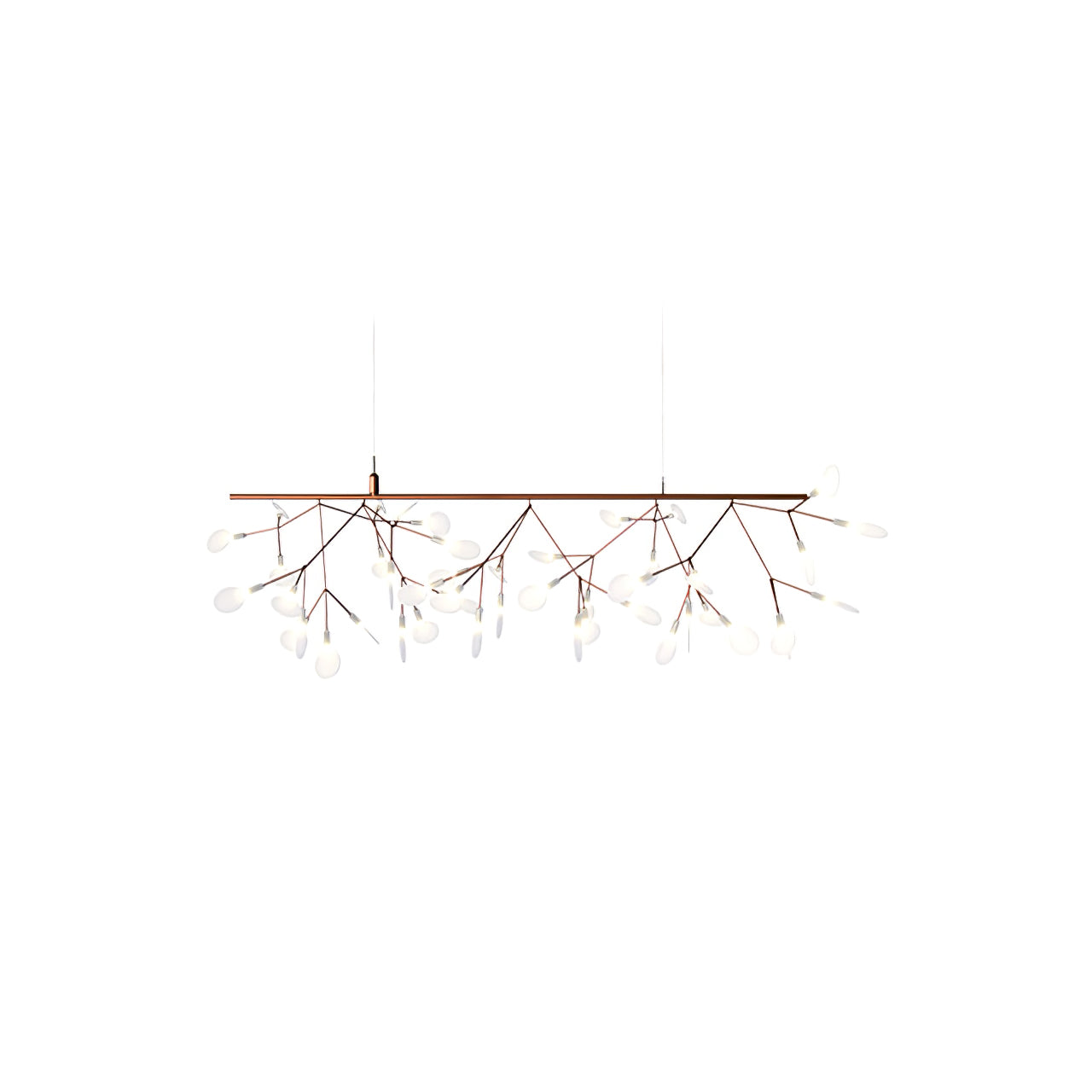 Rose Gold Firefly LED Chandelier - Blowlighting