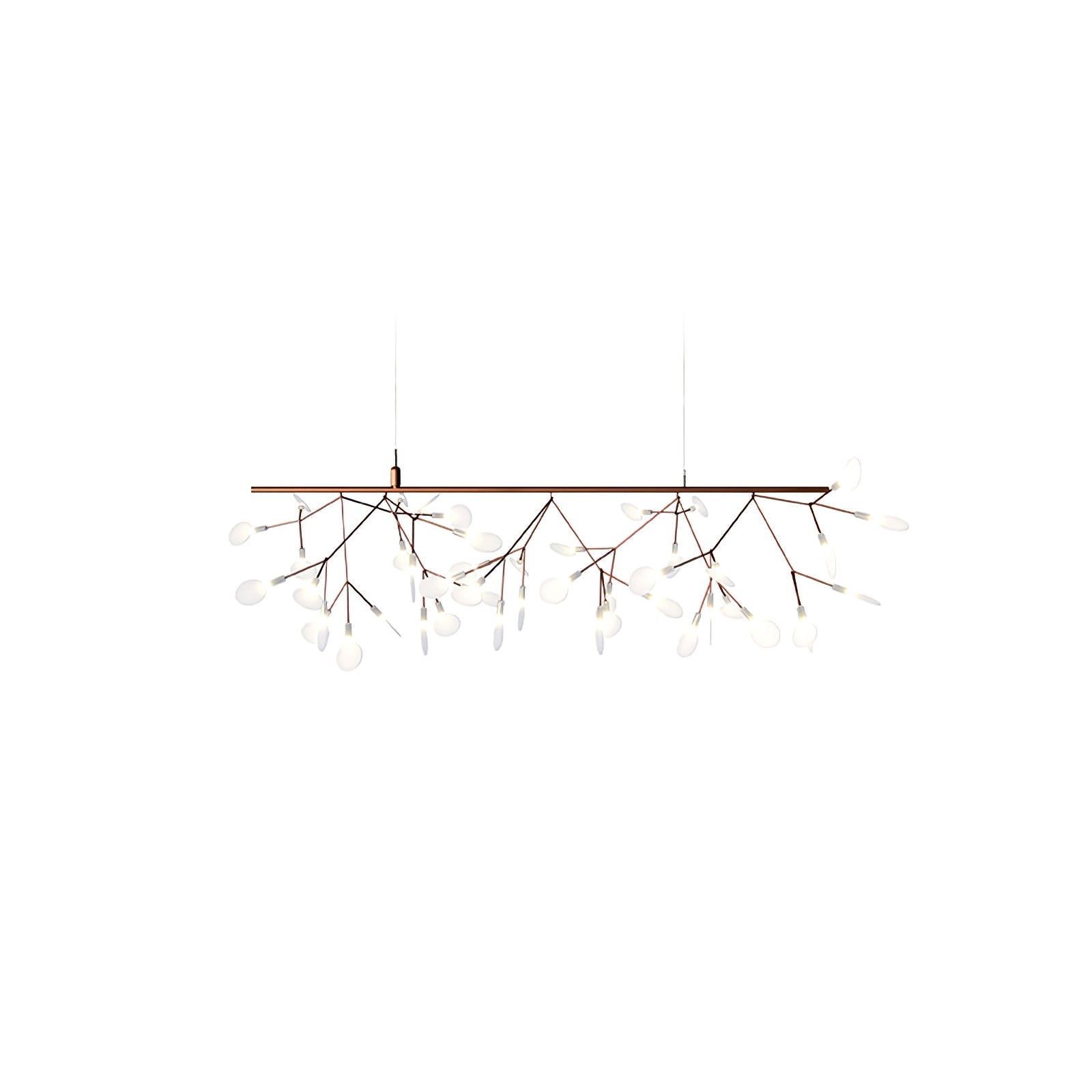 Rose Gold Firefly LED Chandelier - Blowlighting