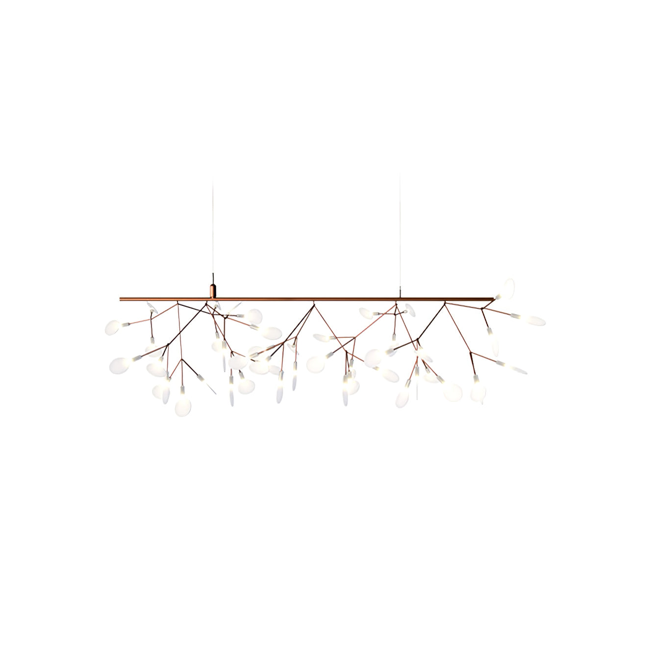 Rose Gold Firefly LED Chandelier - Blowlighting