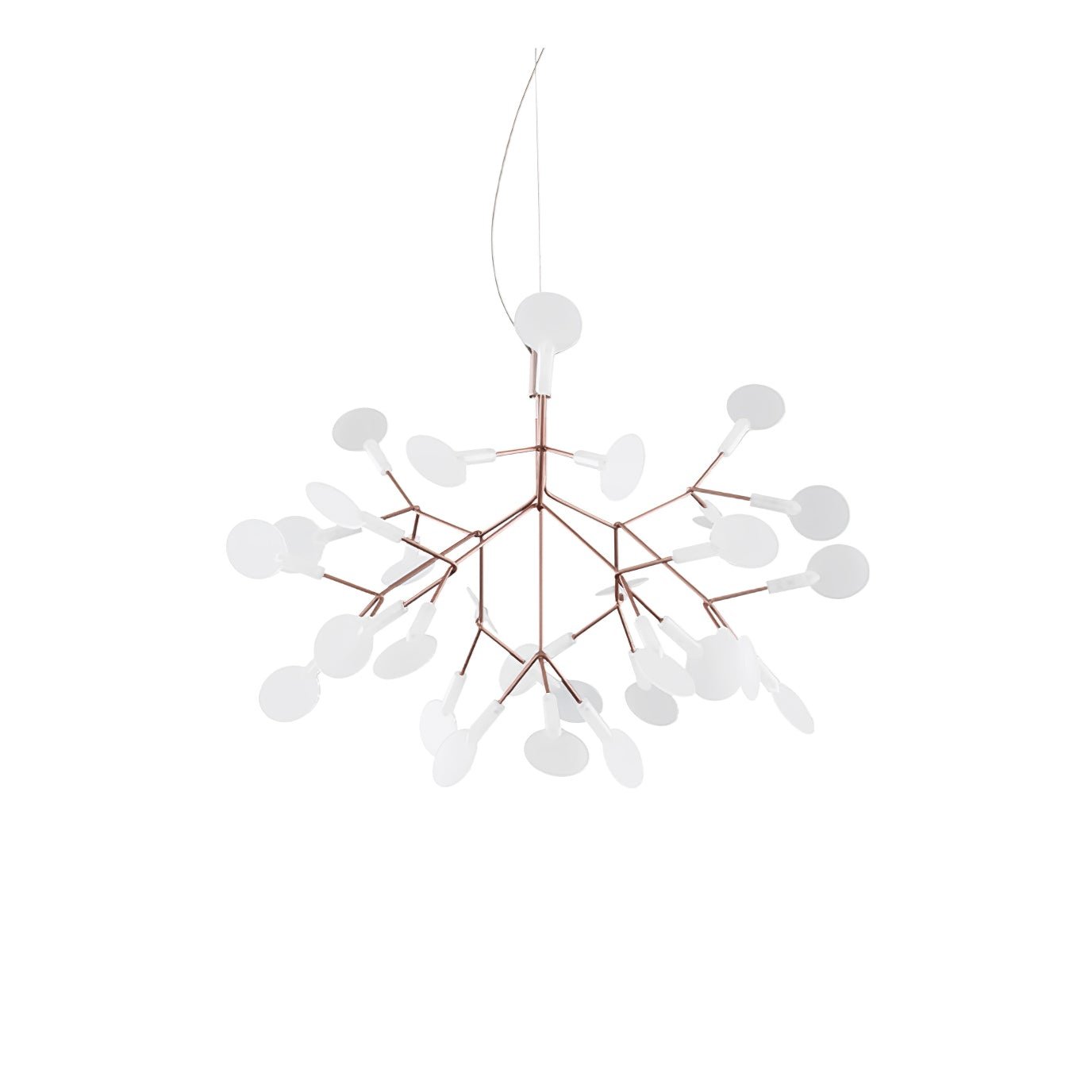 Rose Gold Firefly LED Chandelier - Blowlighting