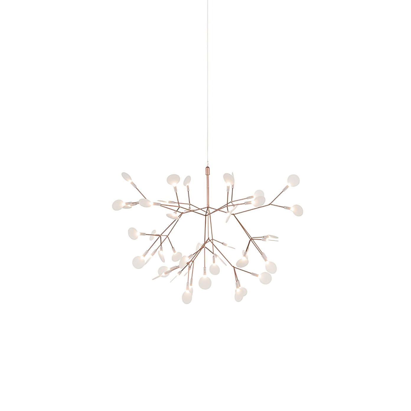 Rose Gold Firefly LED Chandelier - Blowlighting