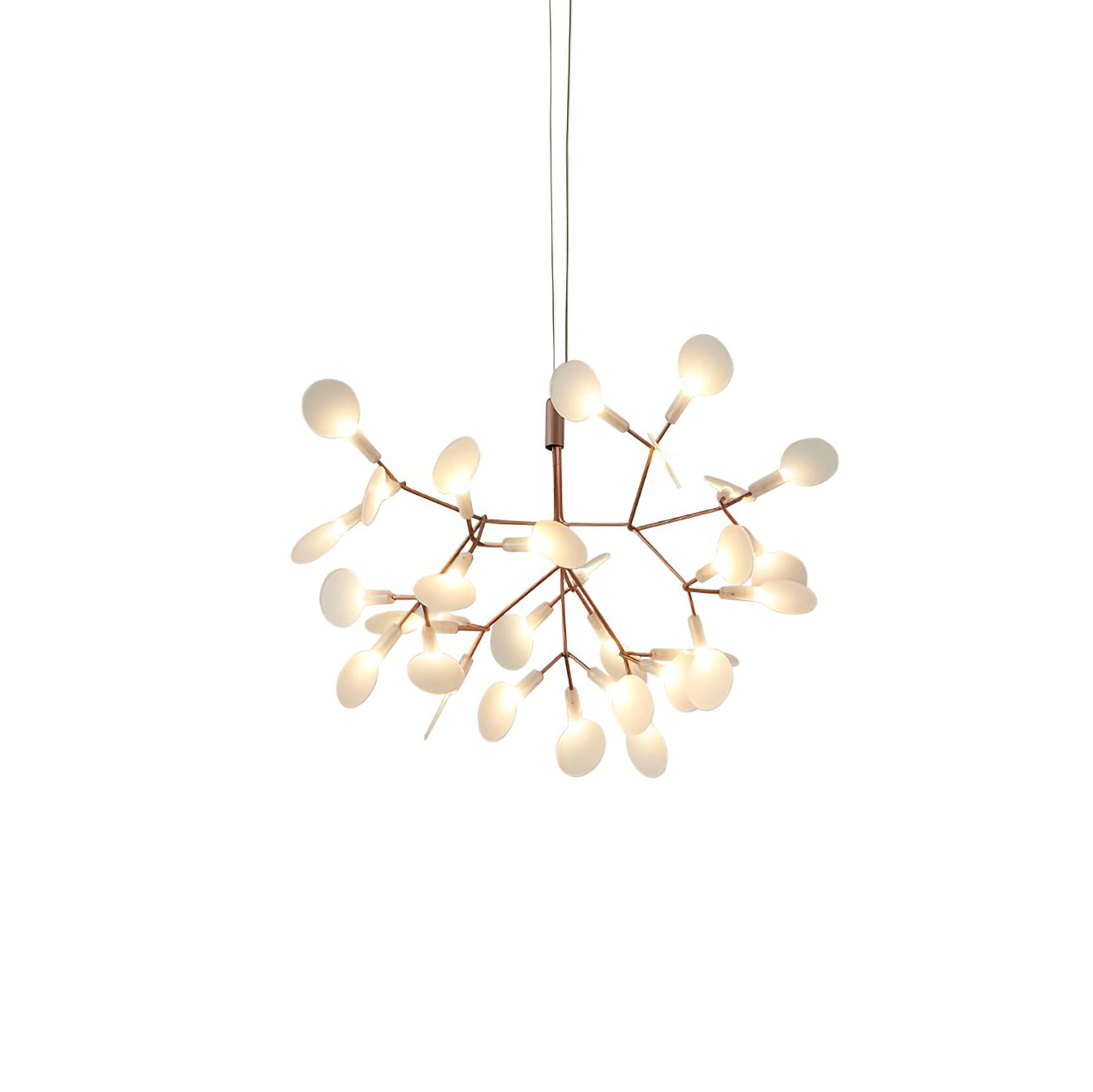 Rose Gold Firefly LED Chandelier - Blowlighting