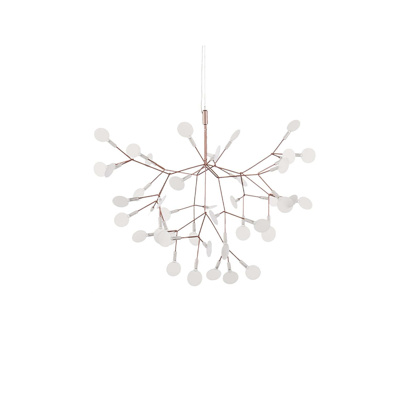 Rose Gold Firefly LED Chandelier - Blowlighting
