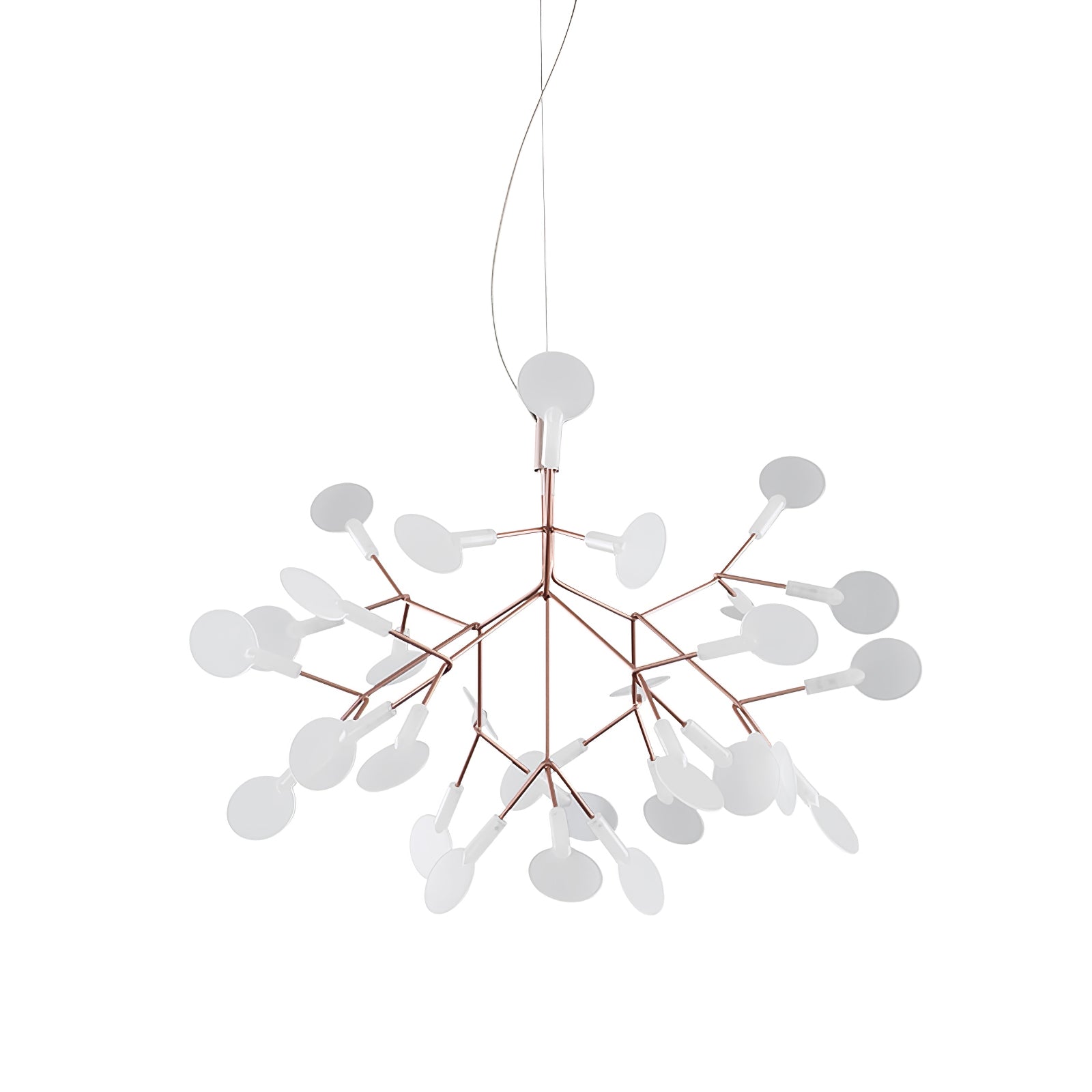 Rose Gold Firefly LED Chandelier - Blowlighting