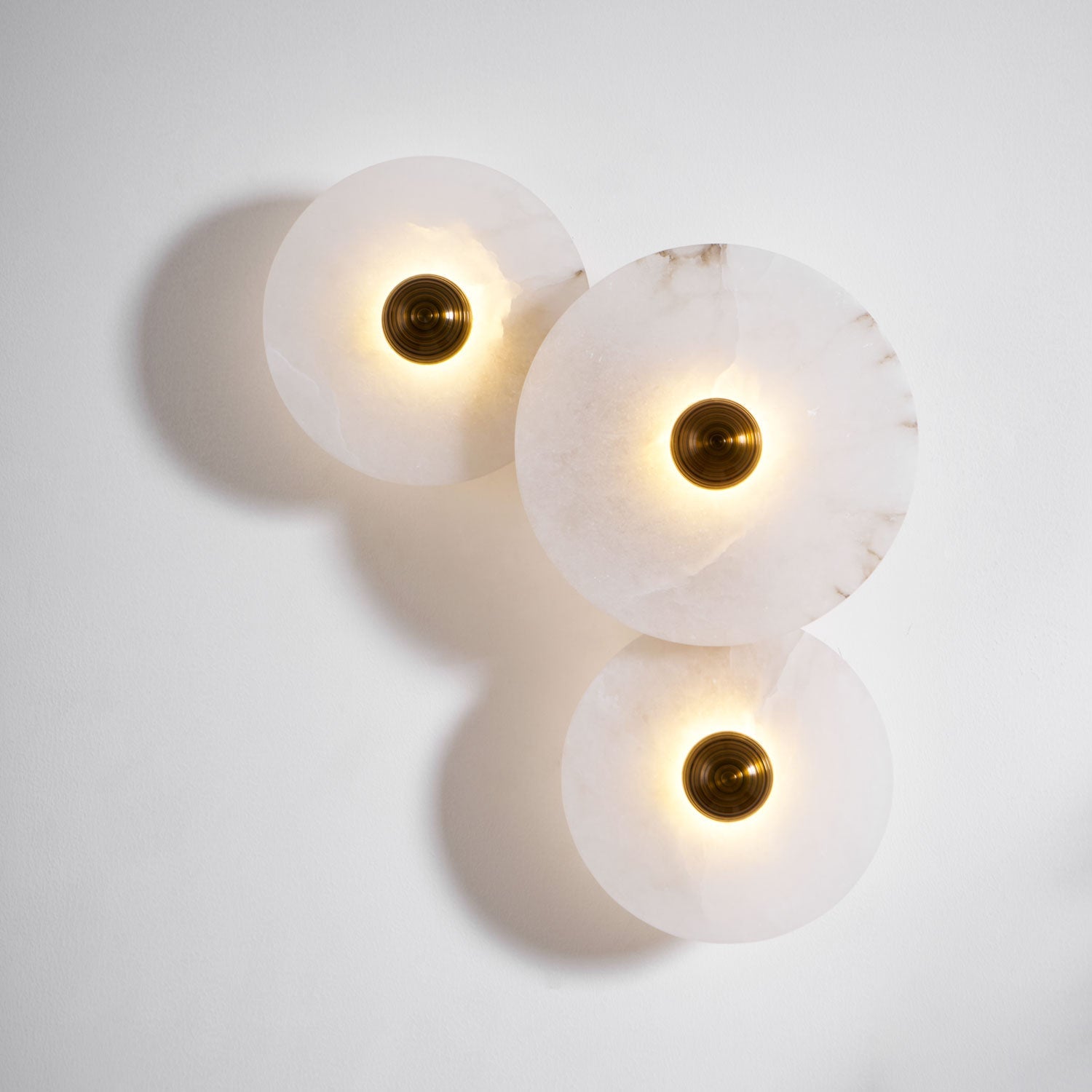 Selene Minimalist Alabaster Ceiling Light - Blowlighting