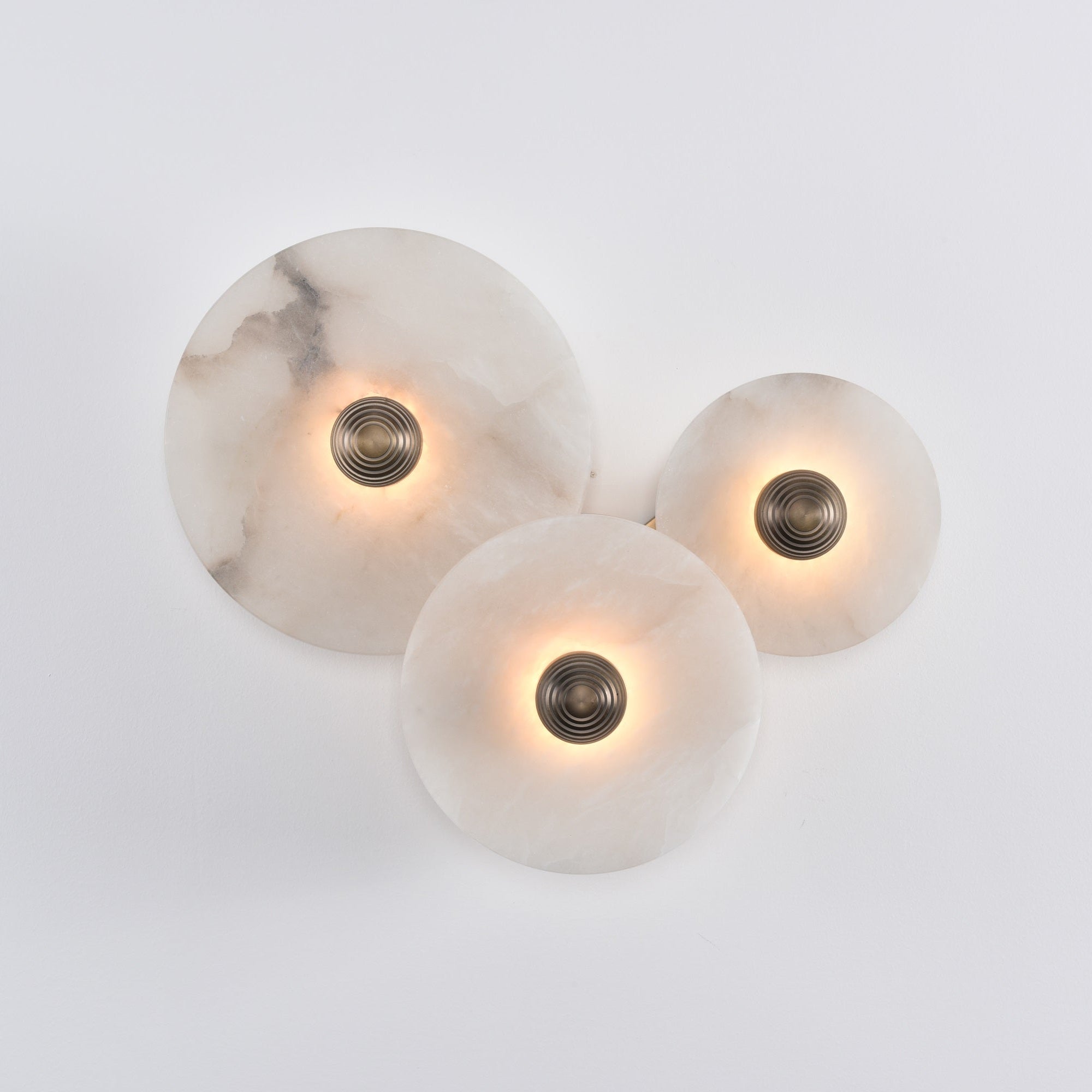 Selene Minimalist Alabaster Ceiling Light - Blowlighting