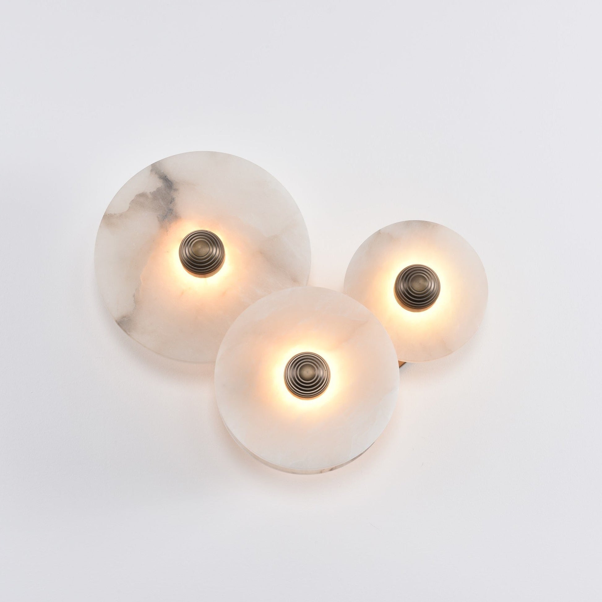 Selene Minimalist Alabaster Ceiling Light - Blowlighting