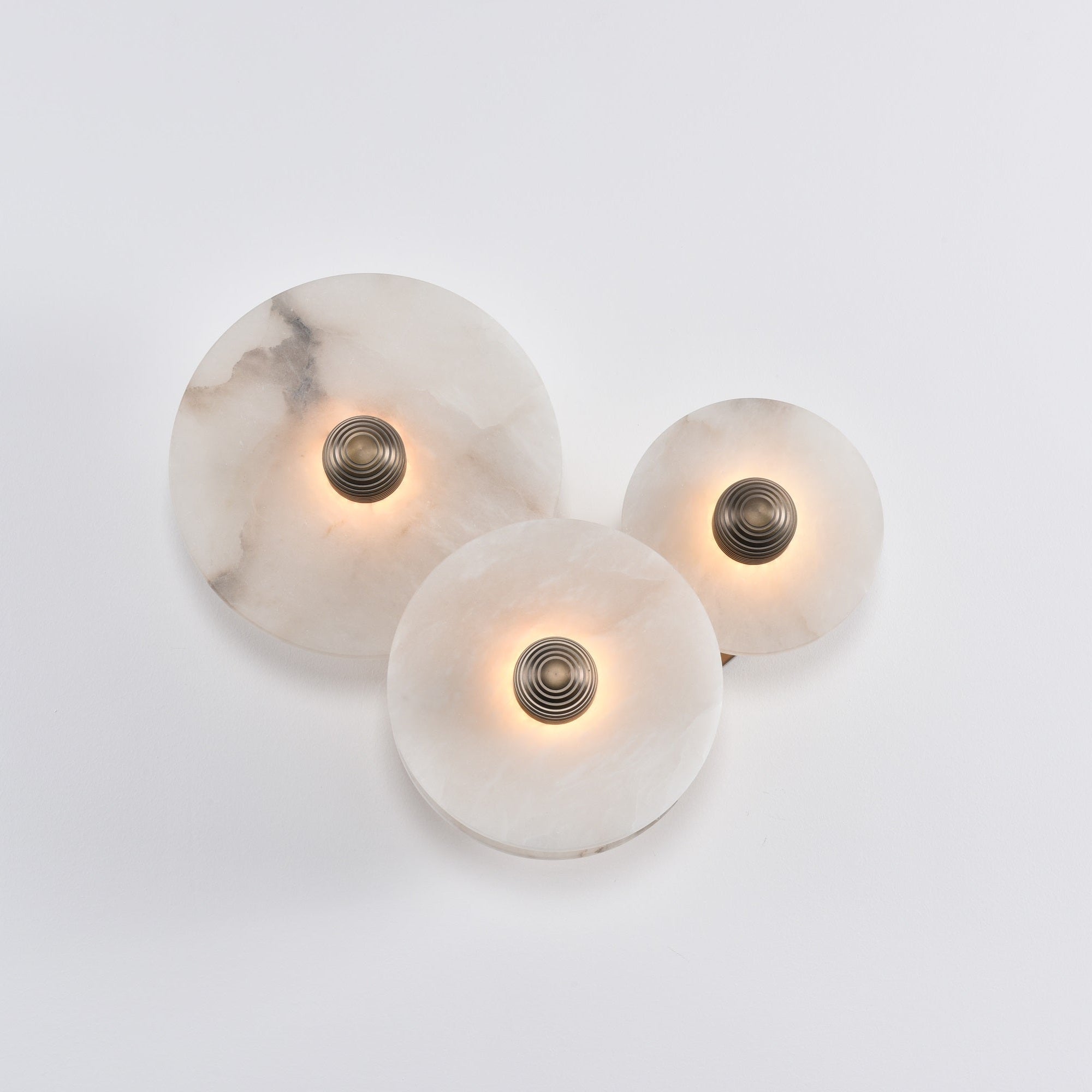 Selene Minimalist Alabaster Ceiling Light - Blowlighting