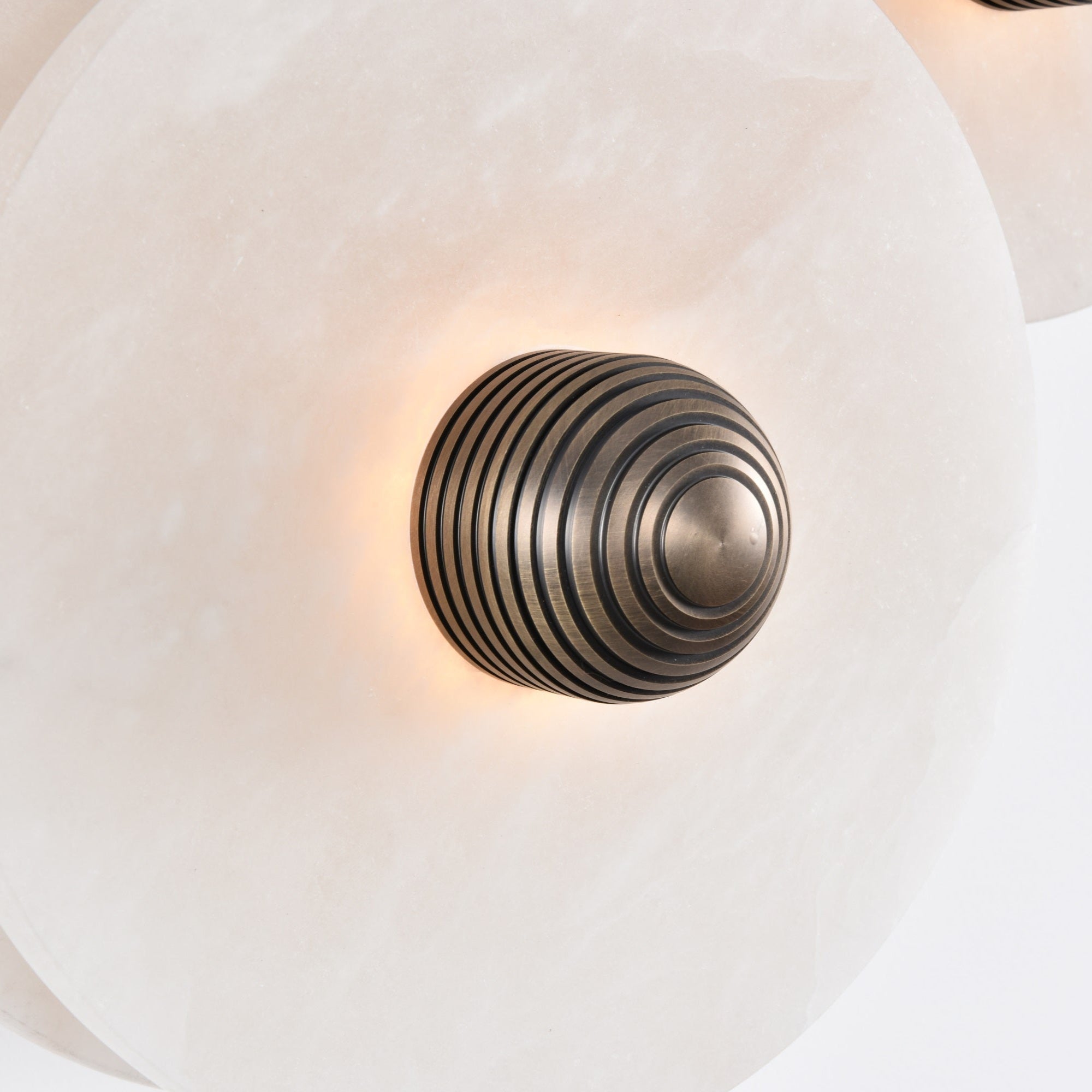 Selene Minimalist Alabaster Ceiling Light - Blowlighting