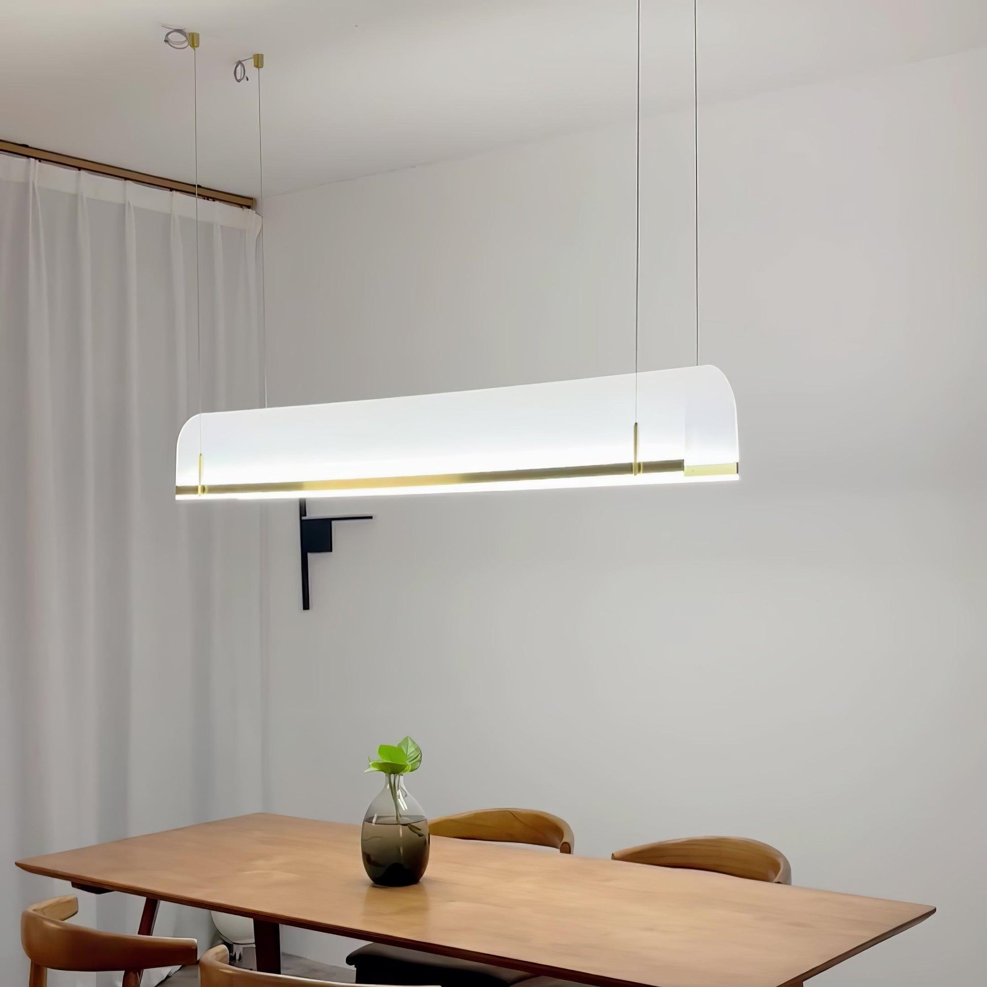 Cevinen Linear Gold Pendant Light - Blowlighting