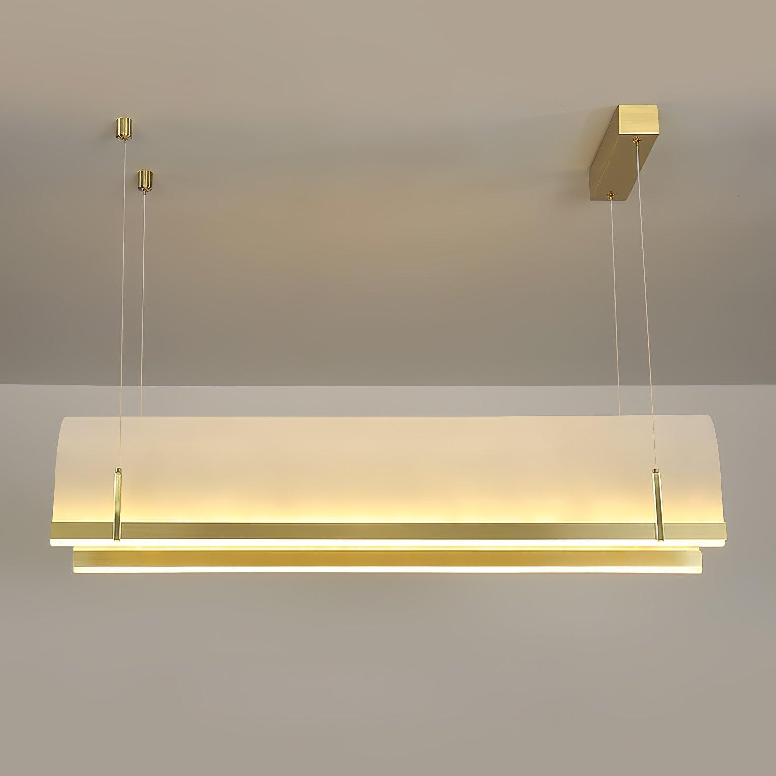 Cevinen Linear Gold Pendant Light - Blowlighting