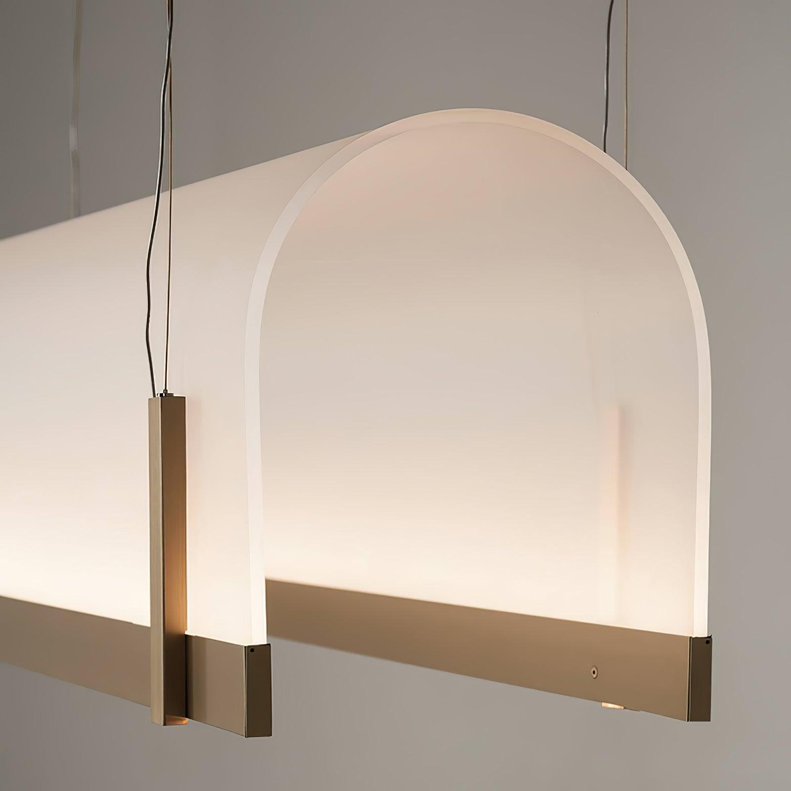 Cevinen Linear Gold Pendant Light - Blowlighting