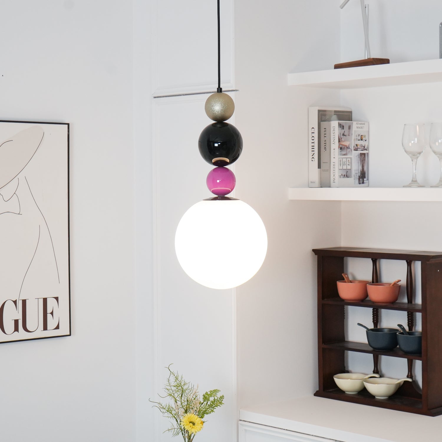 Round Balls Stacking Pendant Lamp - Blowlighting