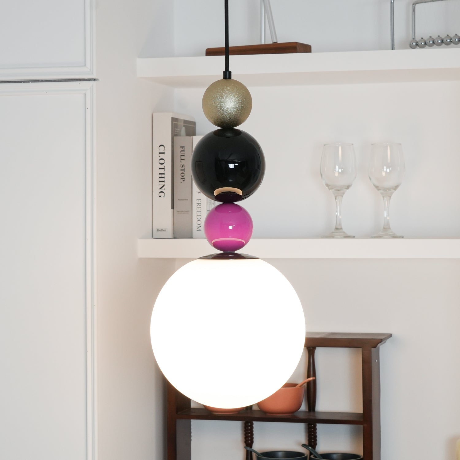 Round Balls Stacking Pendant Lamp - Blowlighting