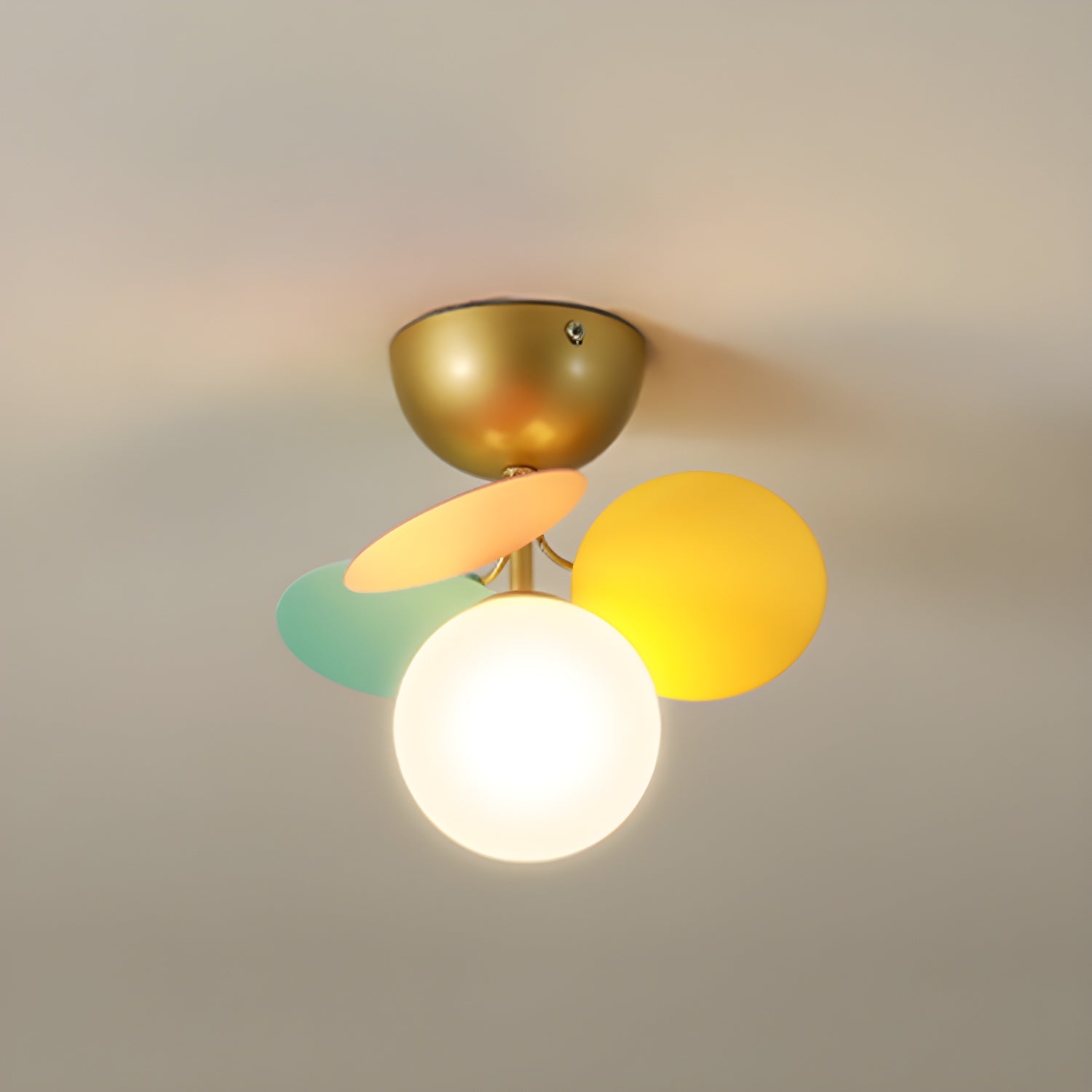 Round Macaron Ceiling Lamp - Blowlighting