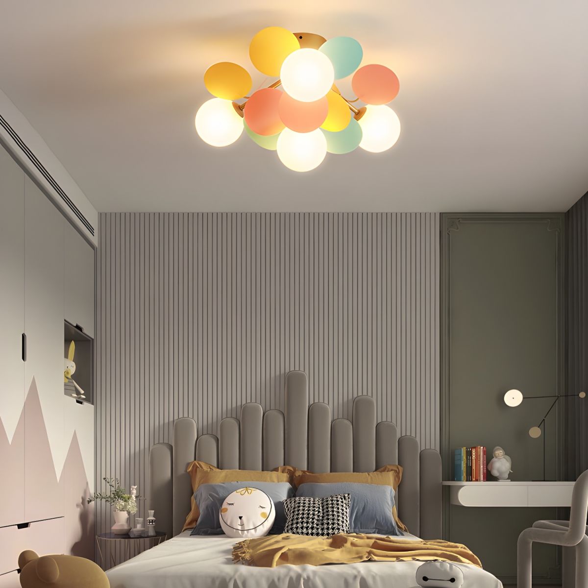 Round Macaron Ceiling Lamp - Blowlighting