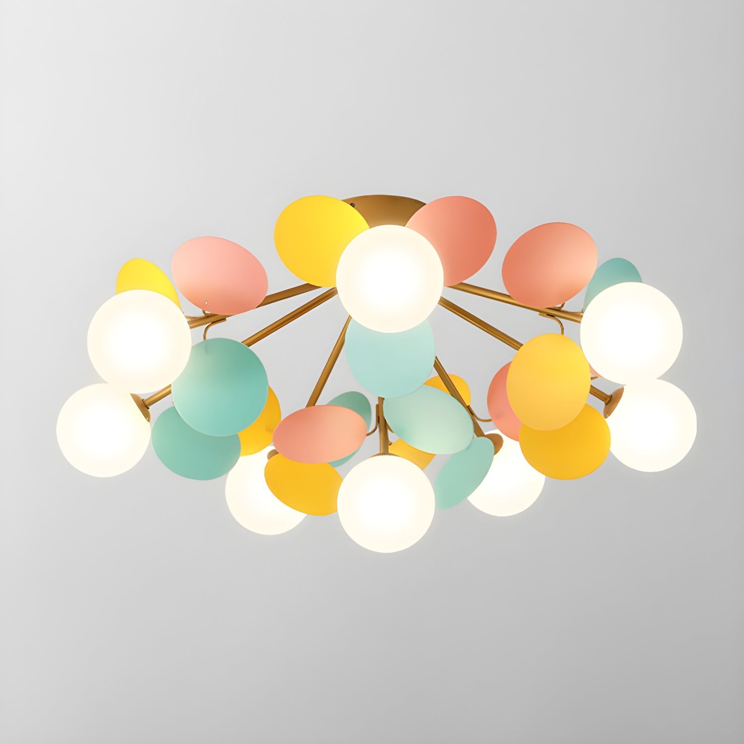 Round Macaron Ceiling Lamp - Blowlighting