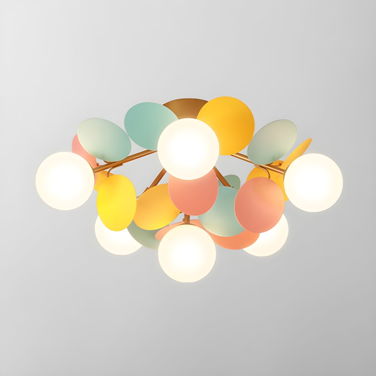 Round Macaron Ceiling Lamp - Blowlighting