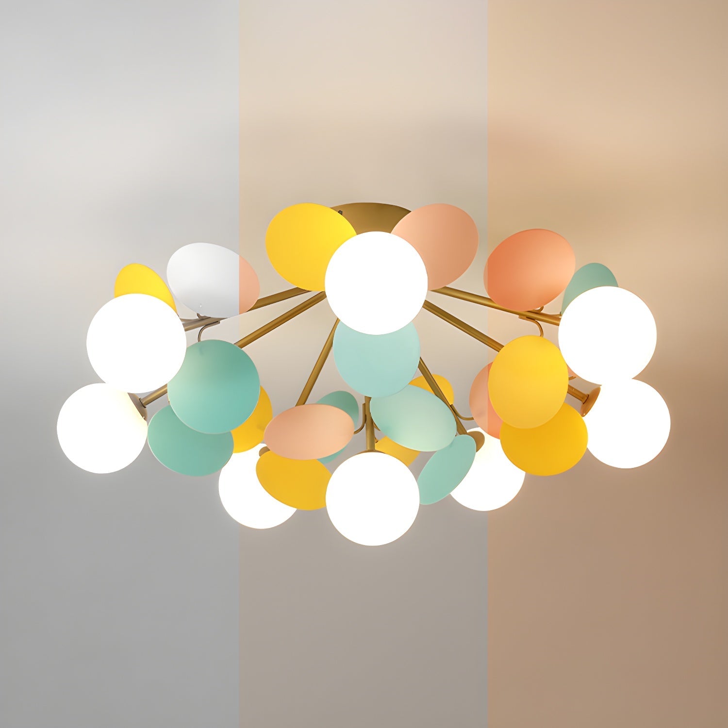 Round Macaron Ceiling Lamp - Blowlighting