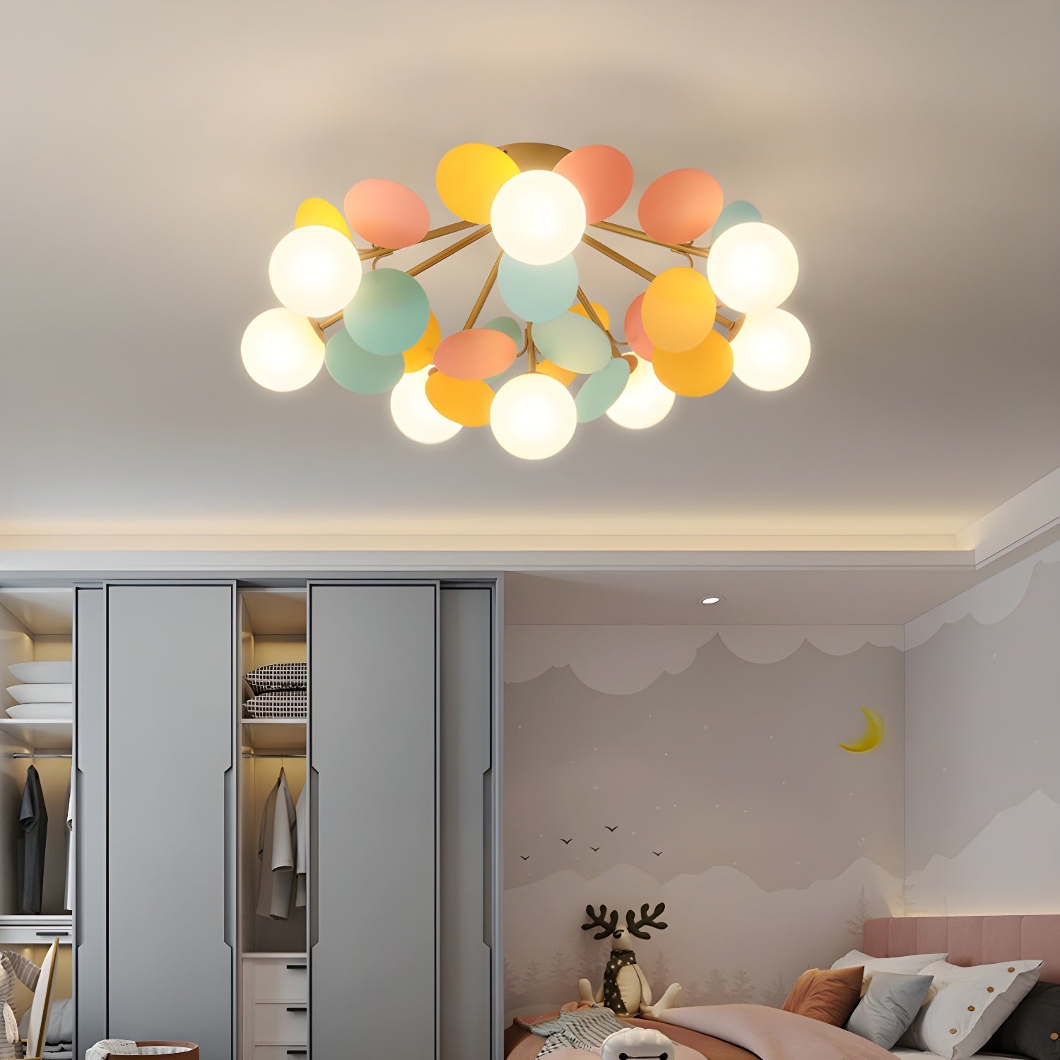 Round Macaron Ceiling Lamp - Blowlighting