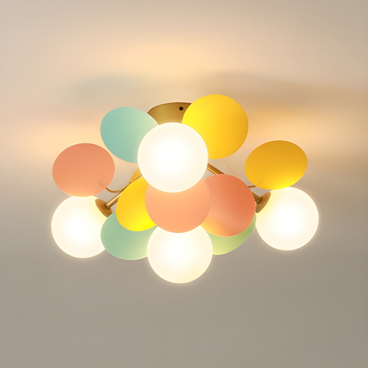Round Macaron Ceiling Lamp - Blowlighting