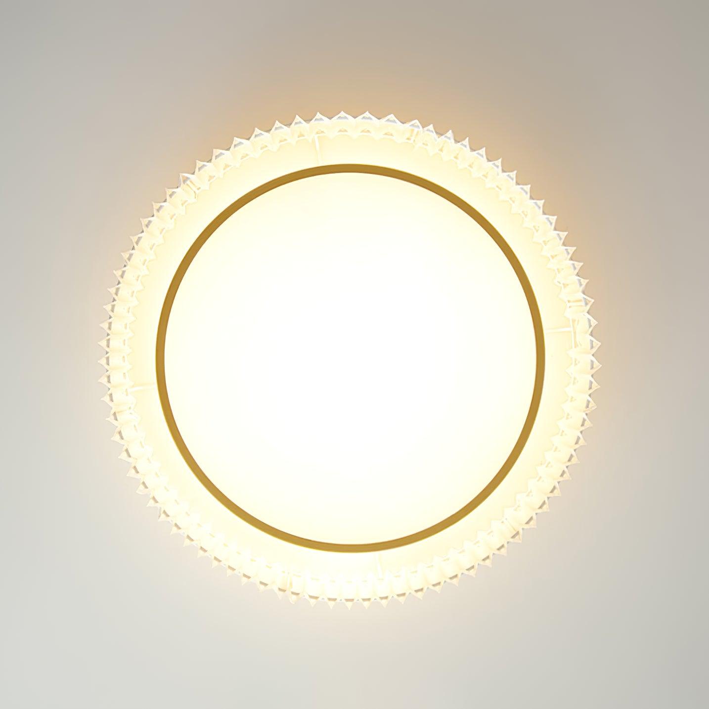 Round Pleated Ceiling Lamp - Blowlighting