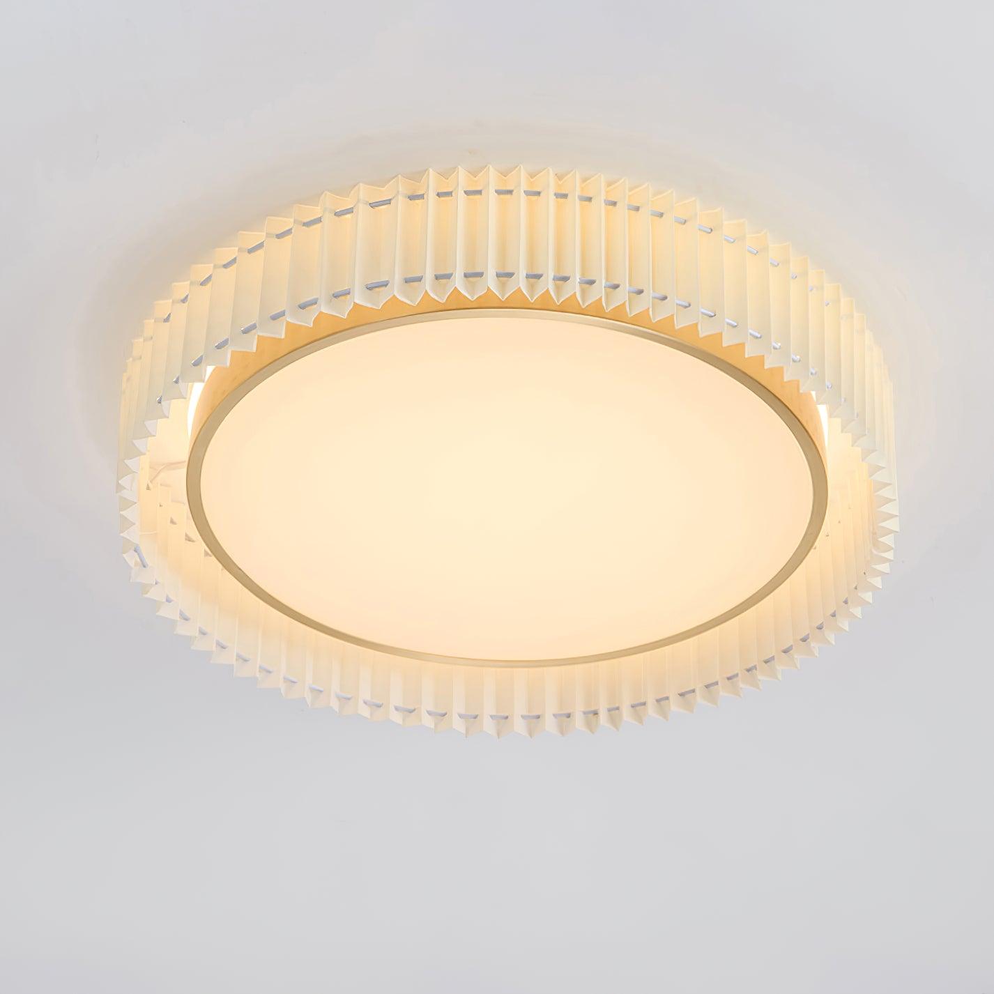 Round Pleated Ceiling Lamp - Blowlighting