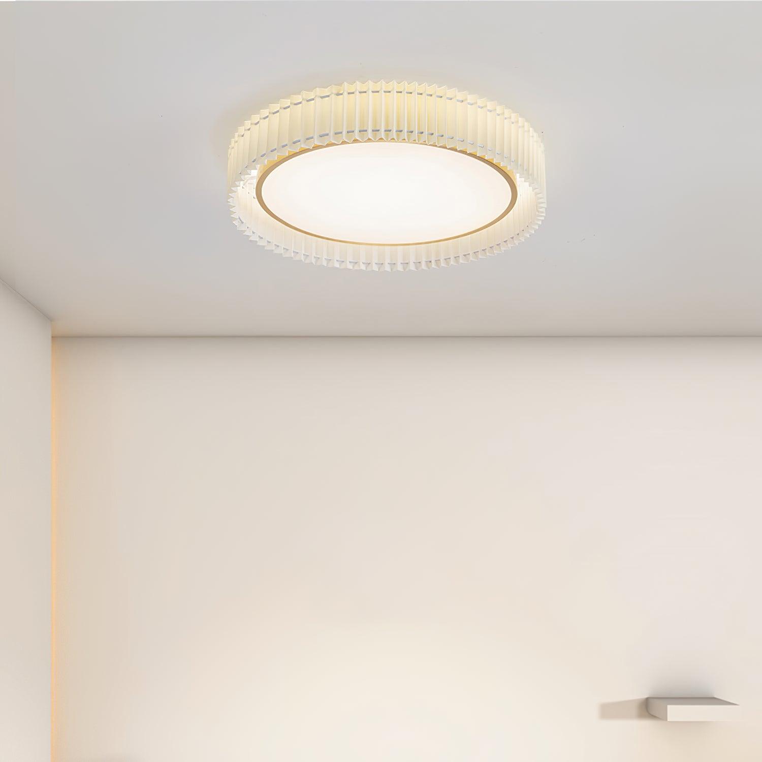 Round Pleated Ceiling Lamp - Blowlighting