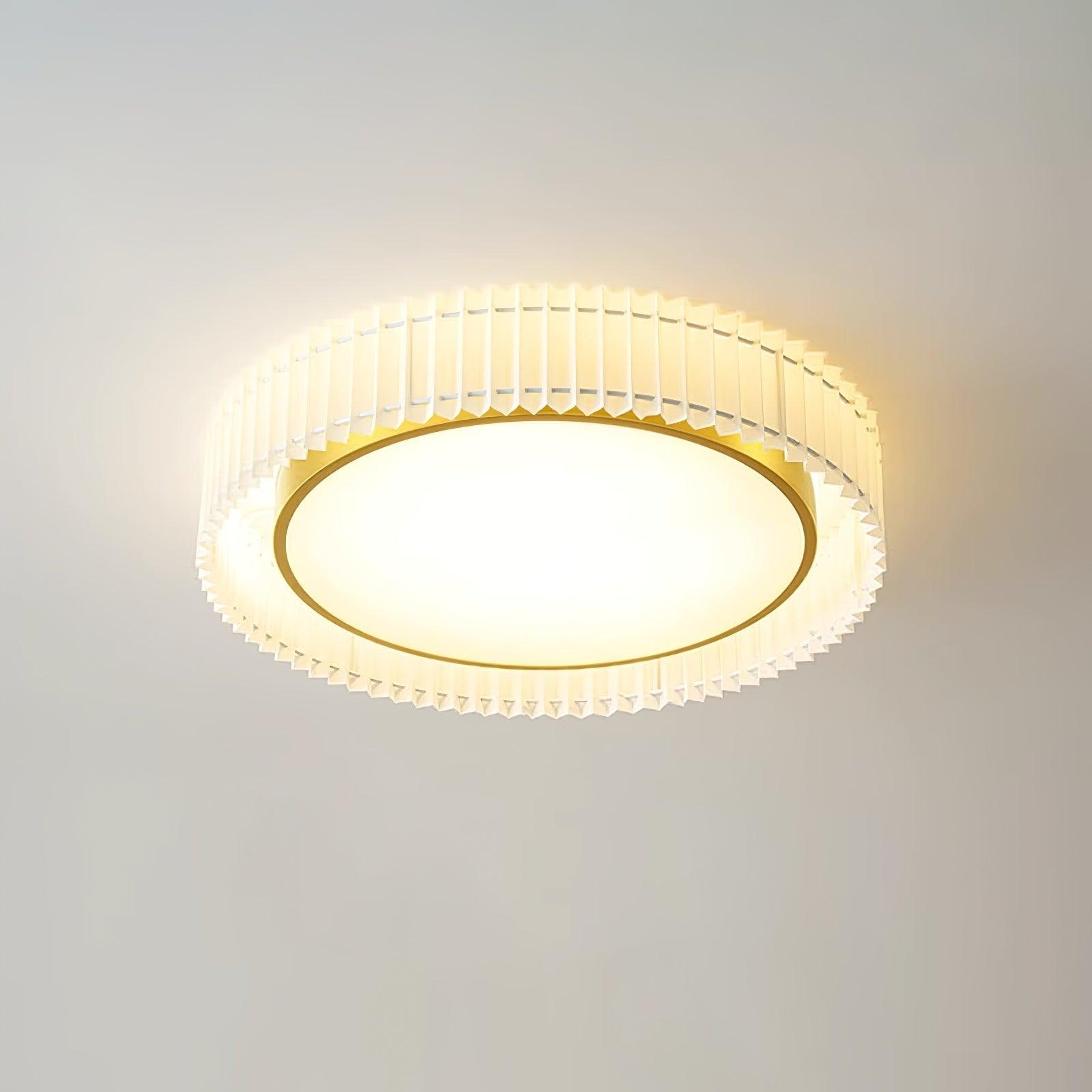 Round Pleated Ceiling Lamp - Blowlighting