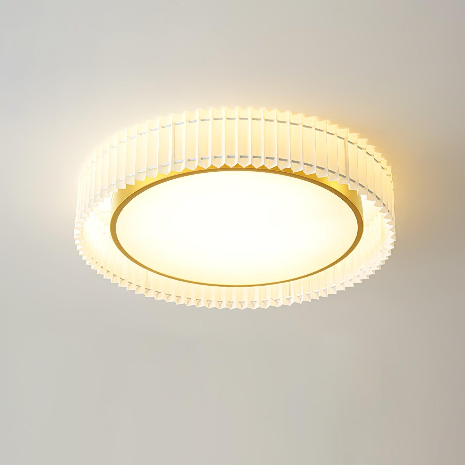 Round Pleated Ceiling Lamp - Blowlighting