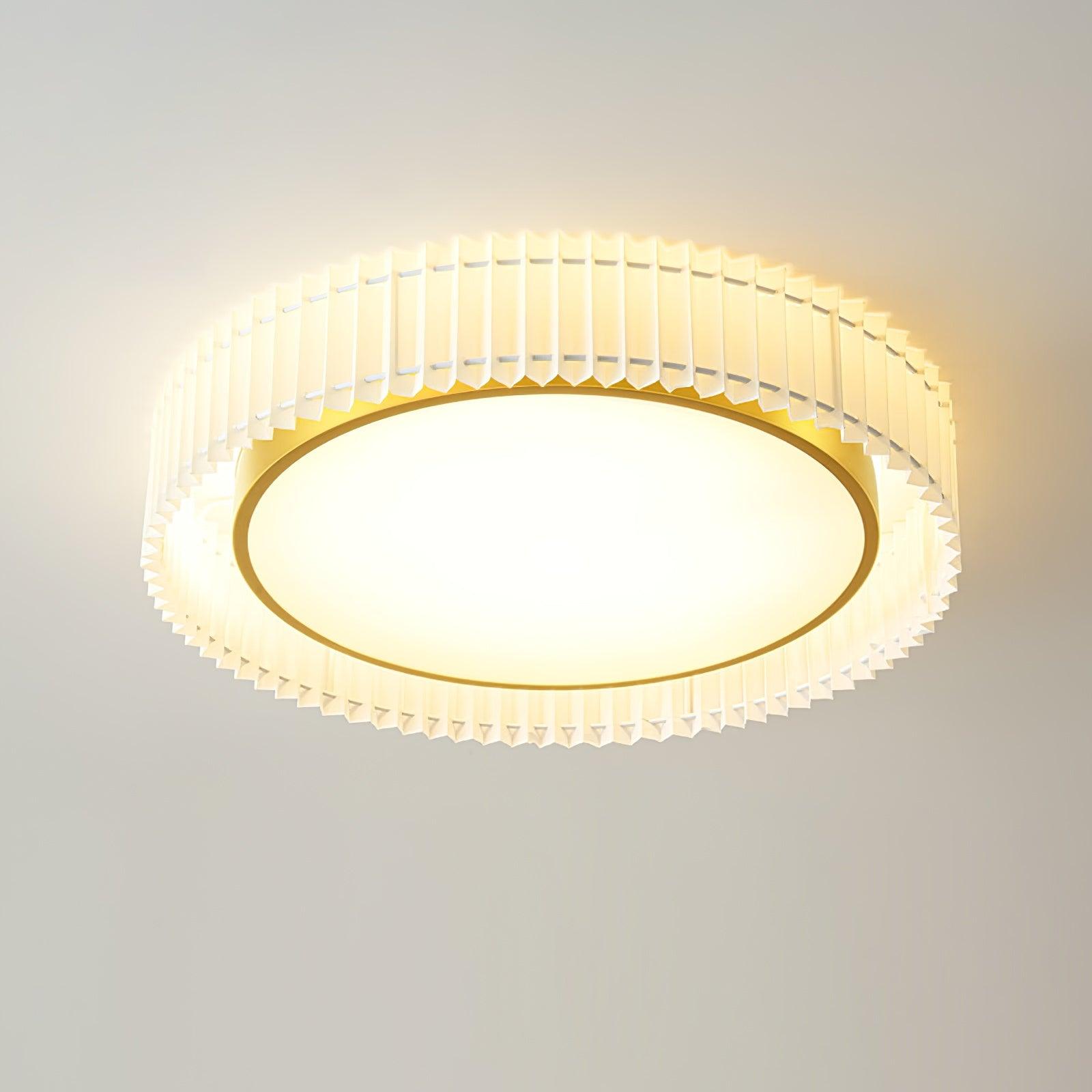 Round Pleated Ceiling Lamp - Blowlighting