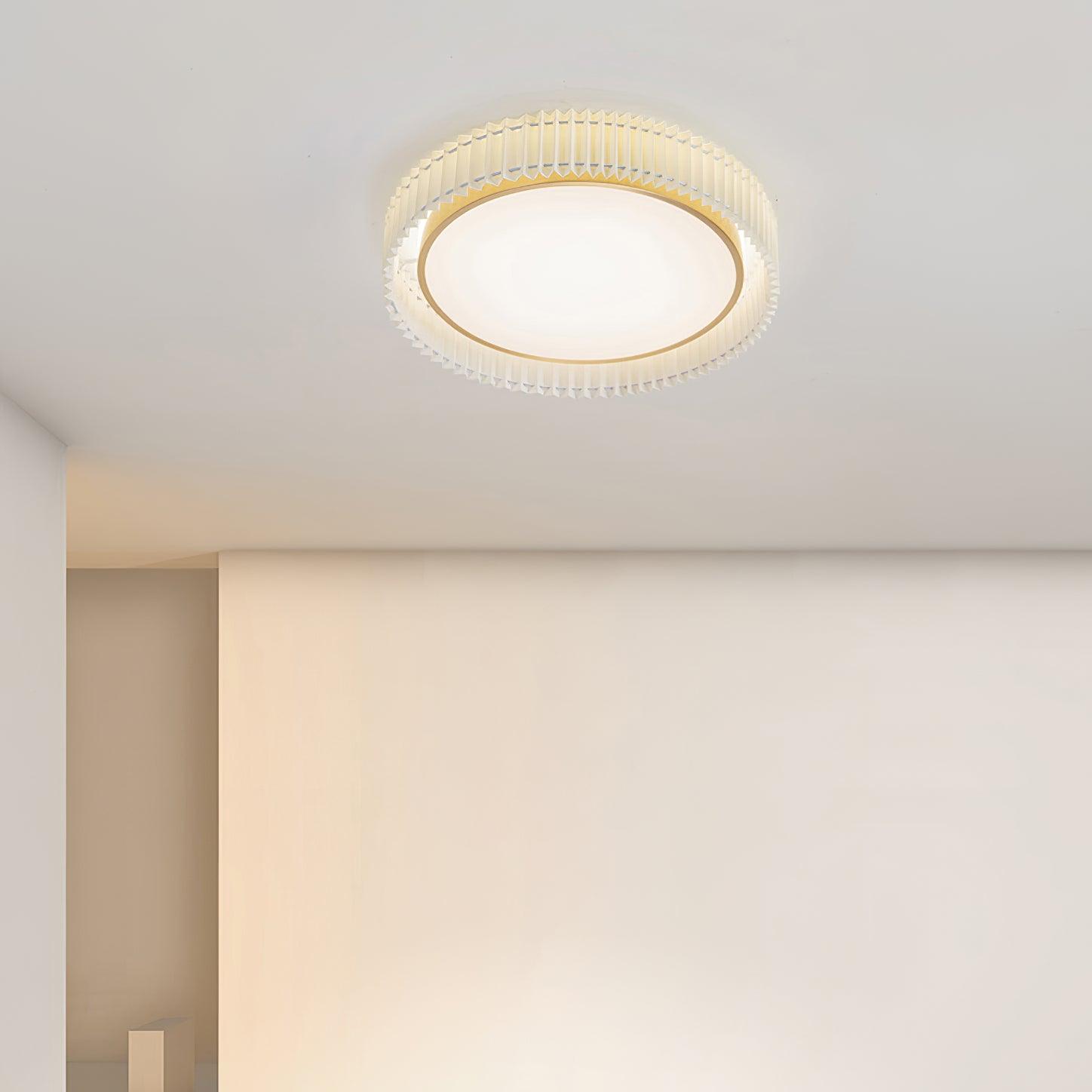 Round Pleated Ceiling Lamp - Blowlighting