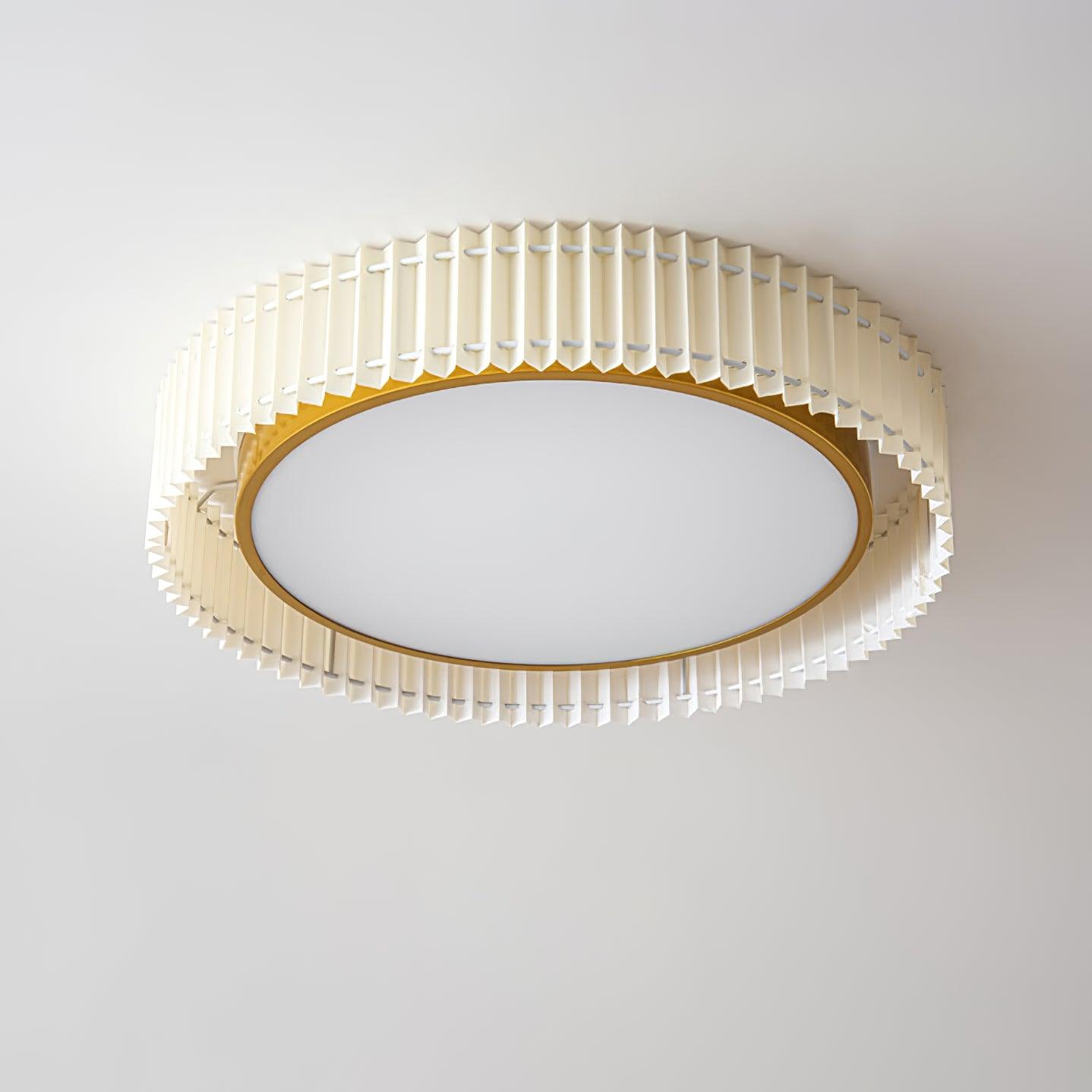 Round Pleated Ceiling Lamp - Blowlighting