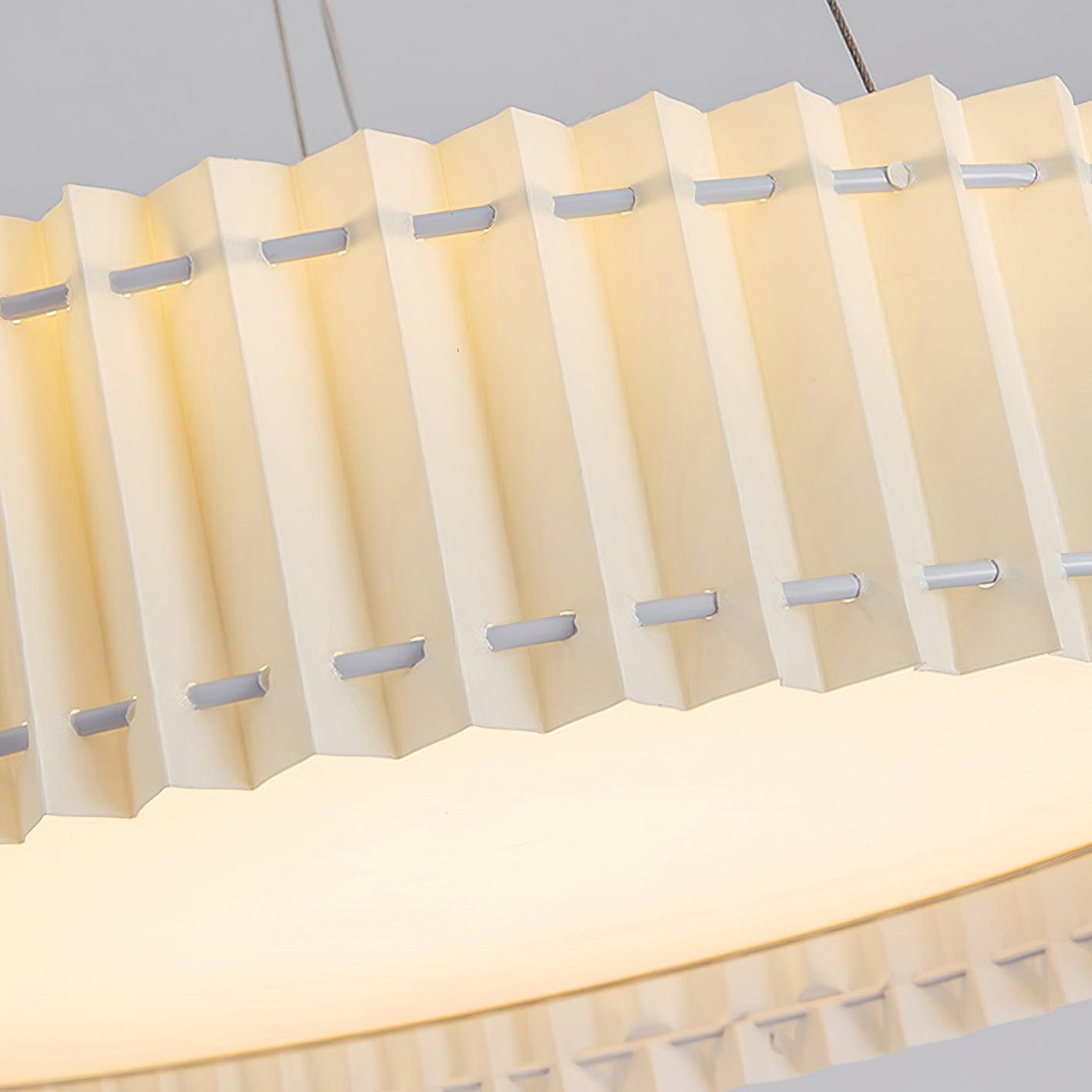 Round Pleated Pendant Lamp - Blowlighting