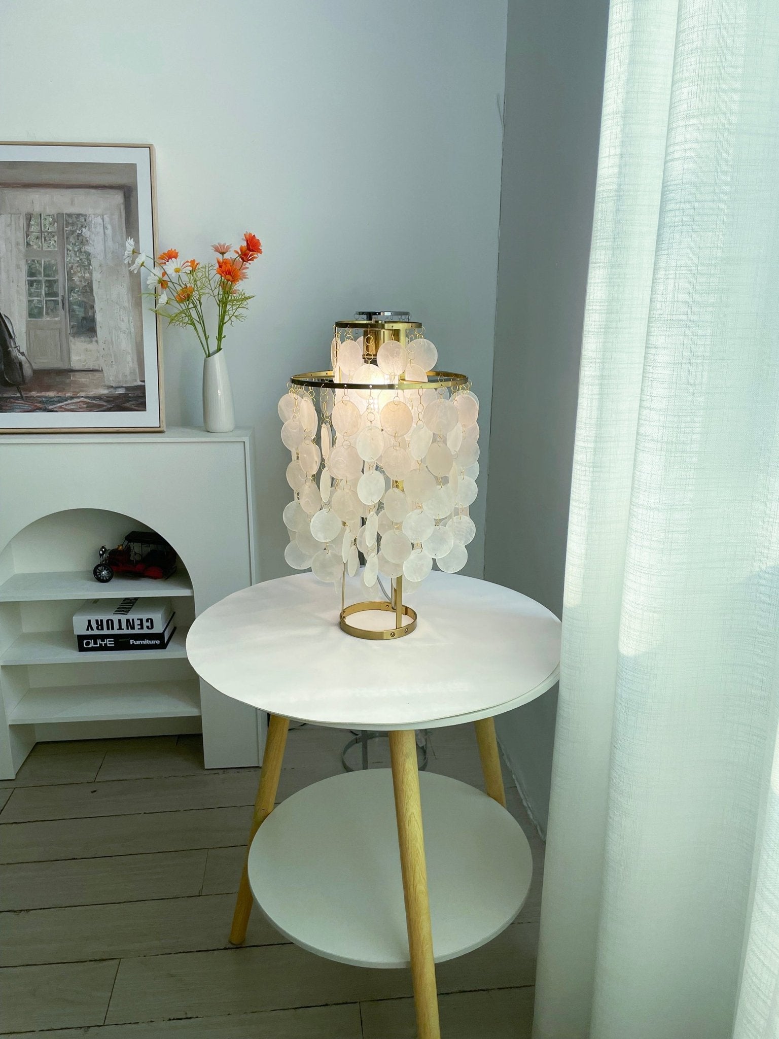 Round Shell Table Lamp - Blowlighting