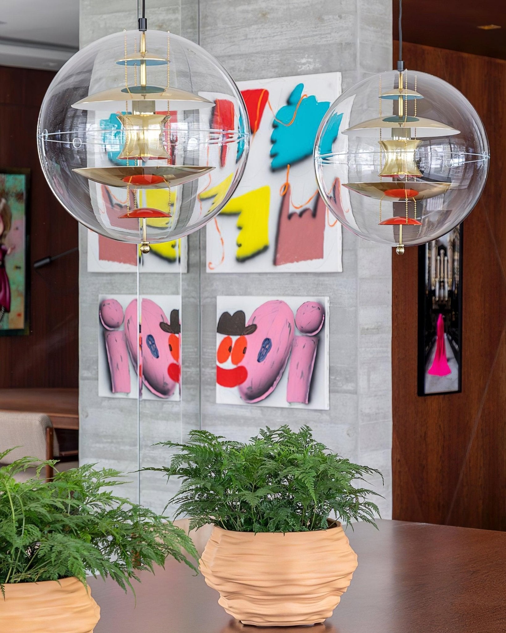 Round Sphere Pendant Lamp - Blowlighting