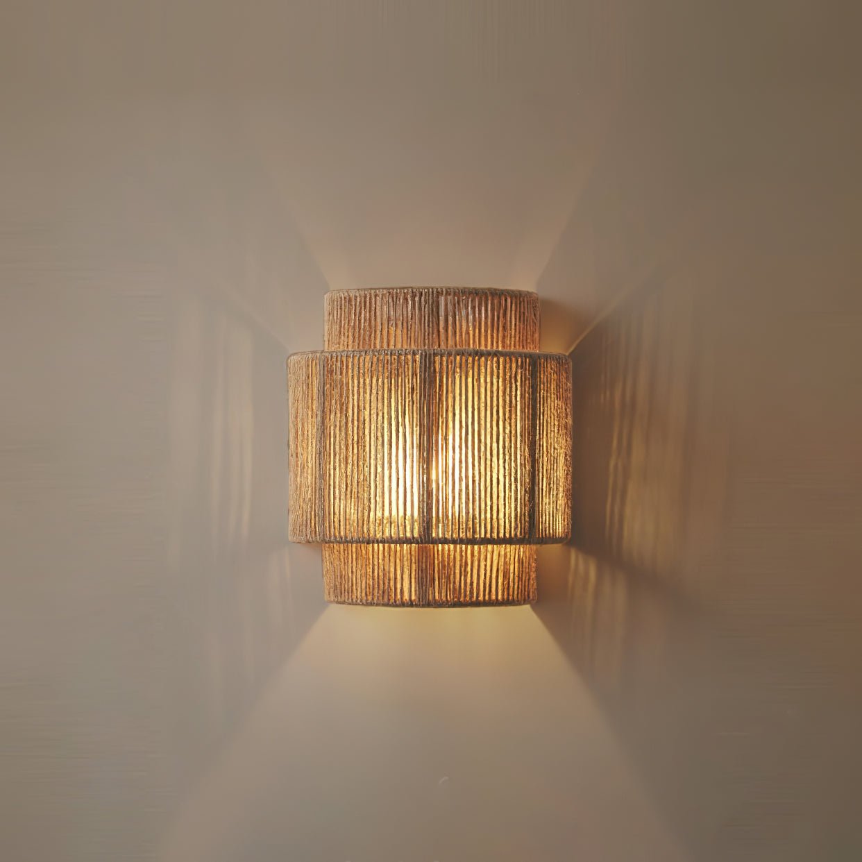 Rustic Weave Wall Lamp - Blowlighting