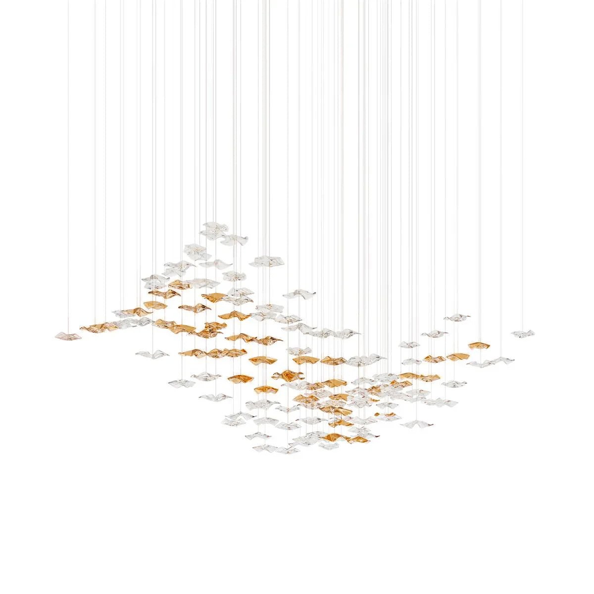 Vecarisra Luxury Tidal Art Glass Pendants Lamp - Blowlighting