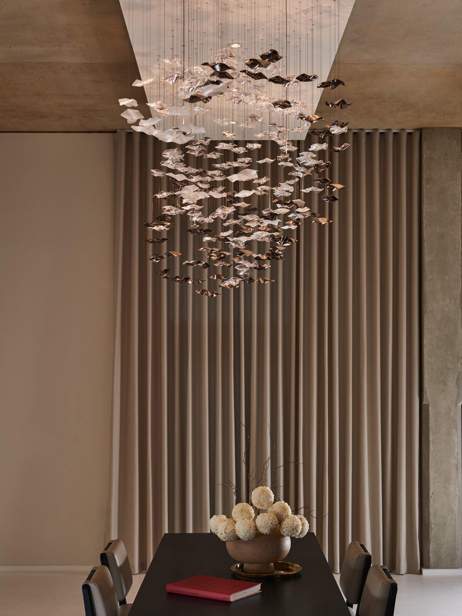 Vecarisra Luxury Tidal Art Glass Pendants Lamp - Blowlighting