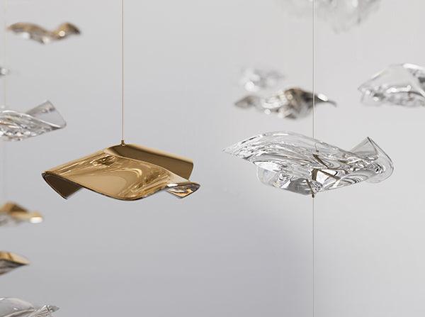 Vecarisra Luxury Tidal Art Glass Pendants Lamp - Blowlighting