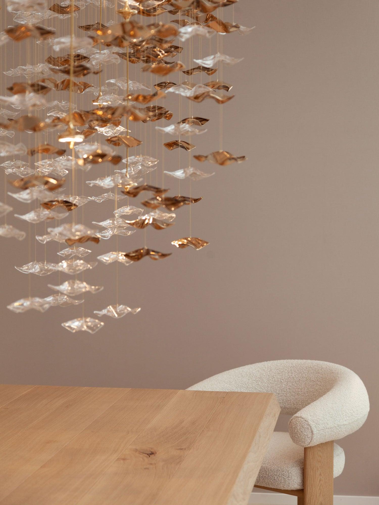 Vecarisra Luxury Tidal Art Glass Pendants Lamp - Blowlighting