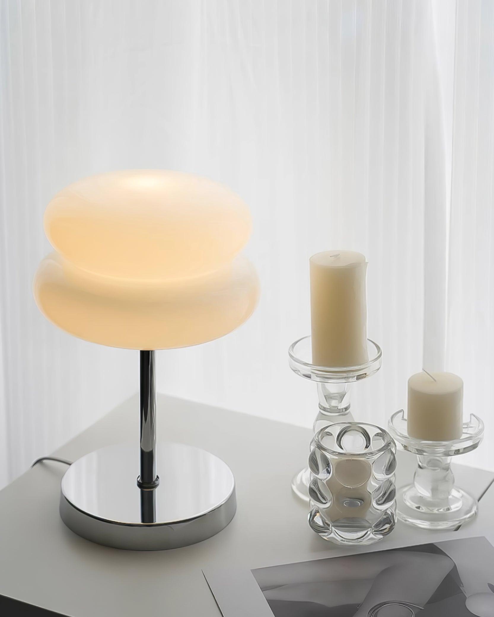 Saturn Glide Glass Table Lamp - Blowlighting