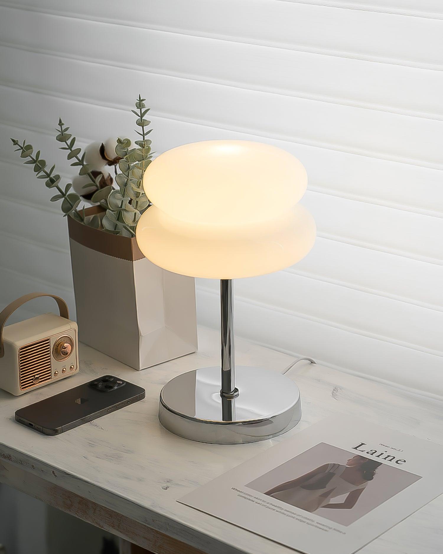 Saturn Glide Glass Table Lamp - Blowlighting
