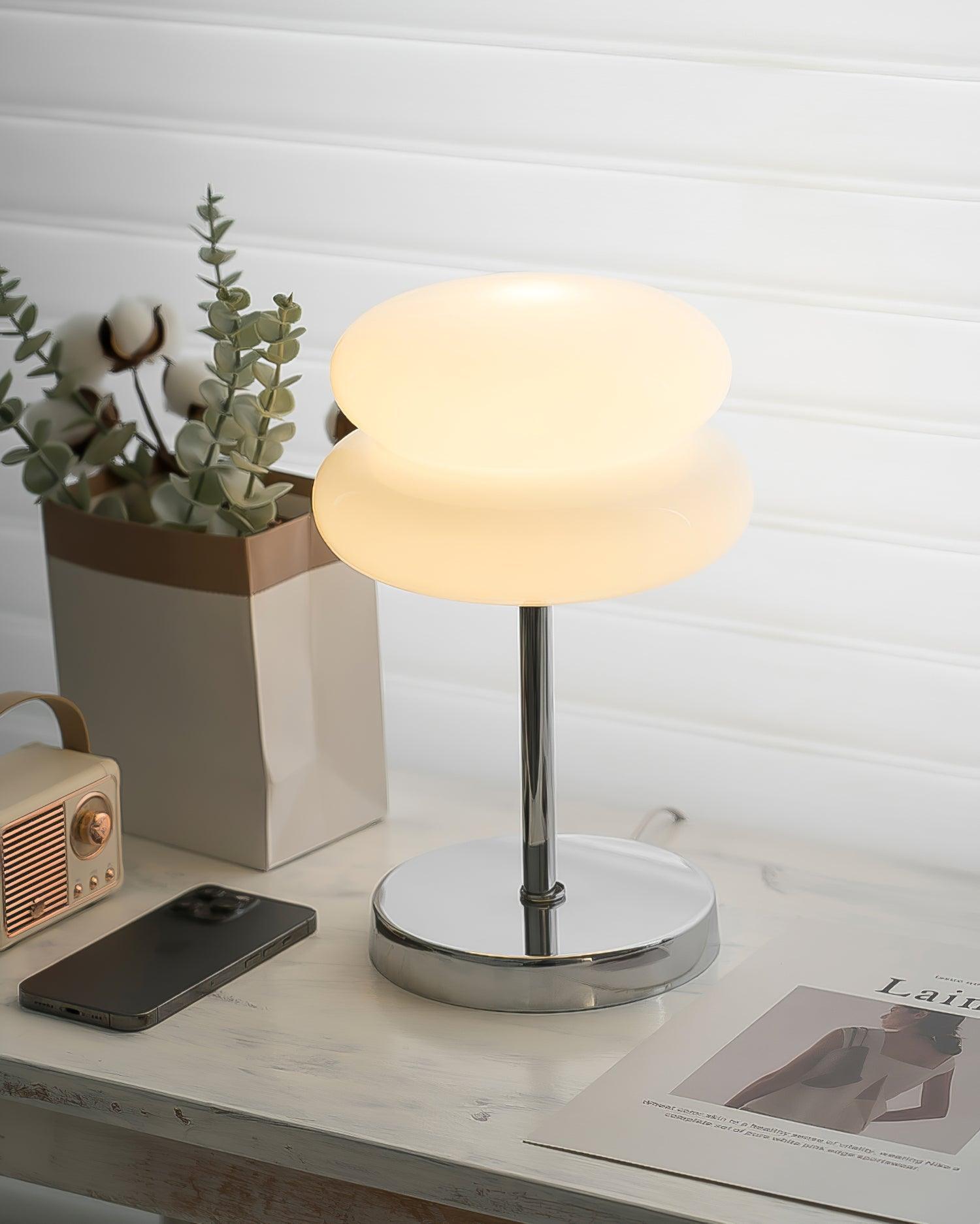 Saturn Glide Glass Table Lamp - Blowlighting