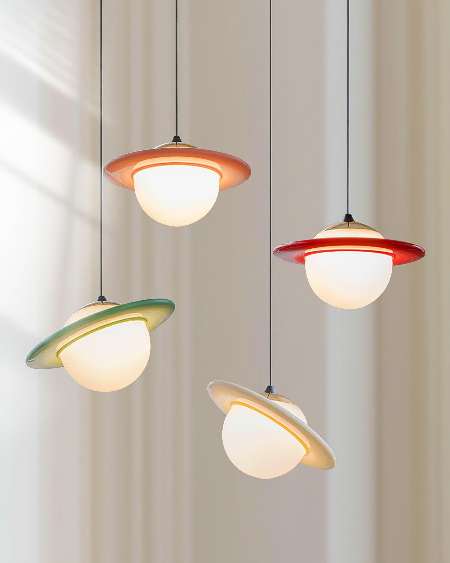 Saturn Planet Pendant Lamp - Blowlighting