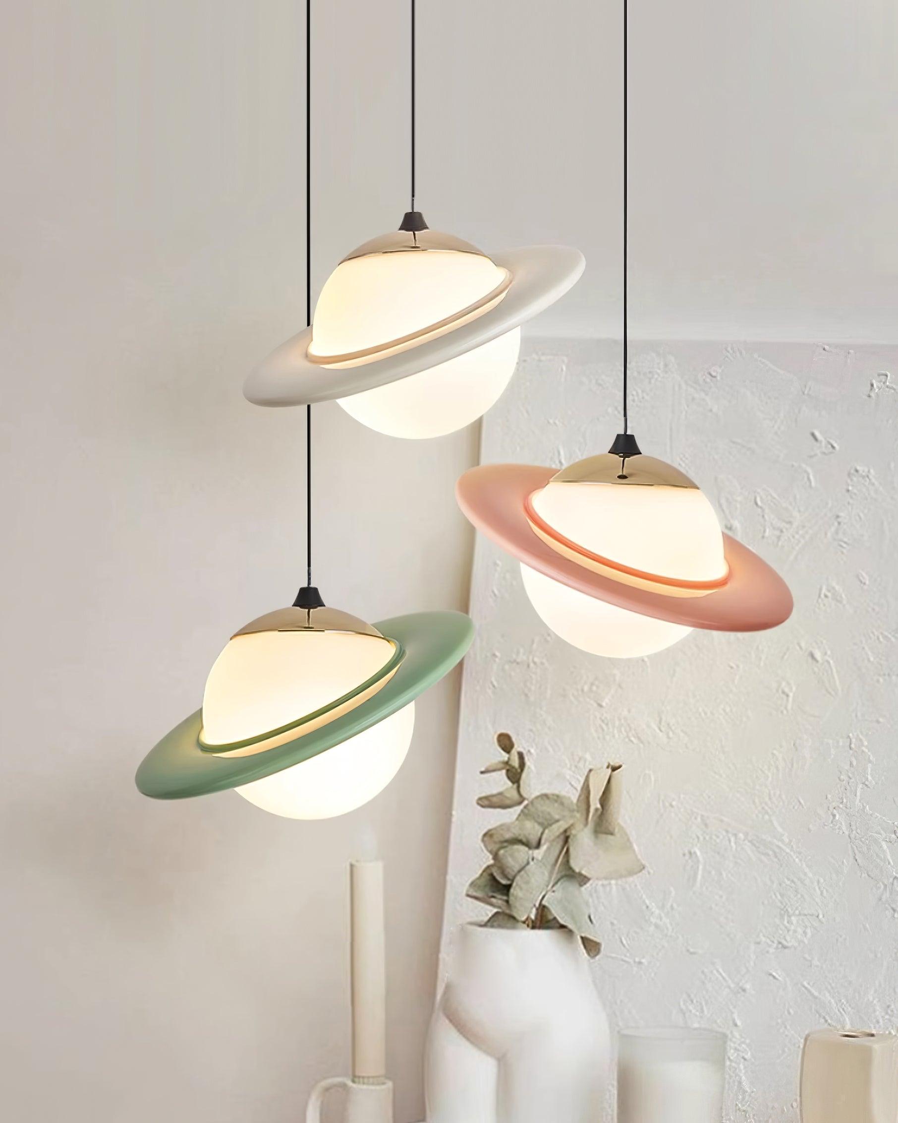 Saturn Planet Pendant Lamp - Blowlighting