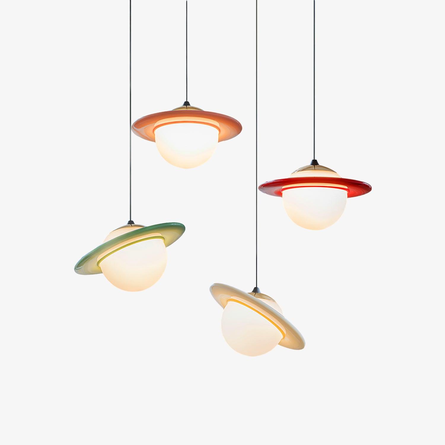 Saturn Planet Pendant Lamp - Blowlighting
